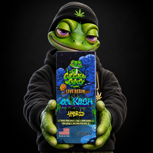 Vaper 10-OH Gecko Gas OG Kush Live Resin 2 ml – GreenWitch, tienda CBD en Jaén