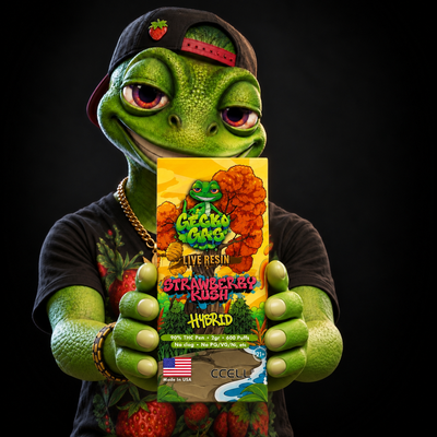 Vaper 10-OH Gecko Gas Strawberry Kush Live Resin 2 ml – GreenWitch, tienda CBD en Jaén