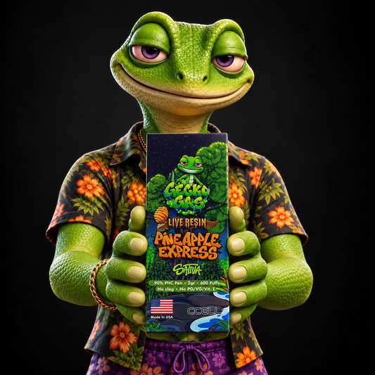 Vaper 10-OH Gecko Gas Pineapple Express Live Resin 2 ml – GreenWitch, tienda CBD en Jaén