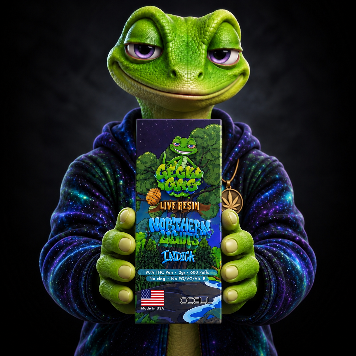 Vaper 10-OH Gecko Gas Northern Lights Live Resin 2 ml – GreenWitch, tienda CBD en Jaén