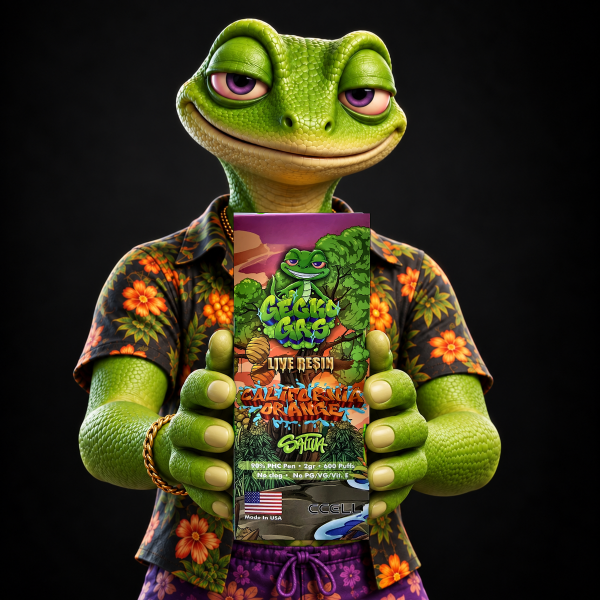Vaper 10-OH Gecko Gas California Orange Live Resin 2 ml – GreenWitch, tienda en Granada y Jaén
